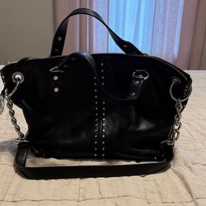 MICHAEL Michael Kors Black Studded Shoulder Bag